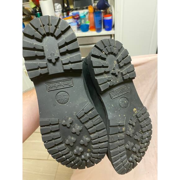 Timberland Waterville 6 Inch Double Collar Black Women Boot TB 0A15QY001 SZ 9.5 - Picture 5 of 5